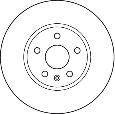 Brake Disc - DF4996S TRW