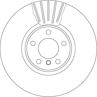 Brake Disc - DF6001S TRW
