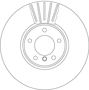 Brake Disc - DF6003S TRW