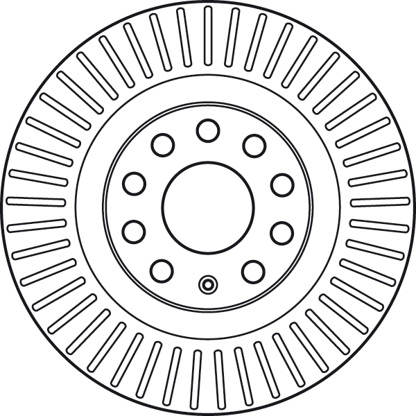 Bremsscheibe - DF6005 TRW