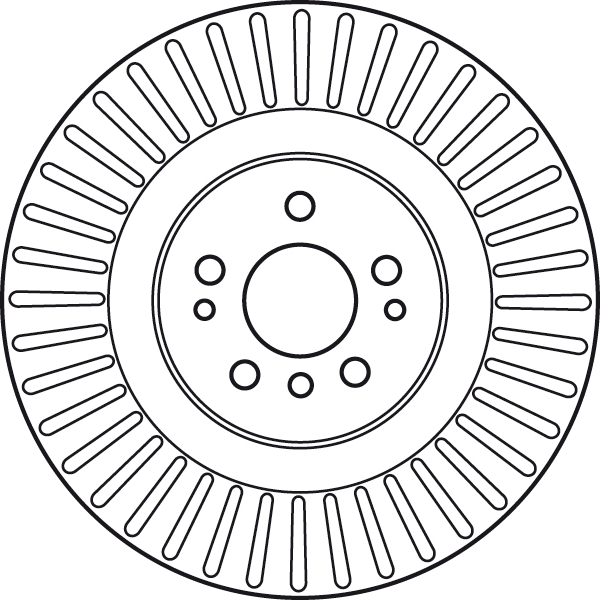 Brake Disc - DF6013S TRW