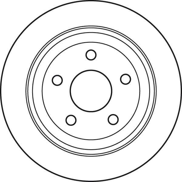 Bremsscheibe - DF6027 TRW