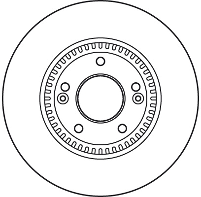 Brake Disc - DF6108S TRW