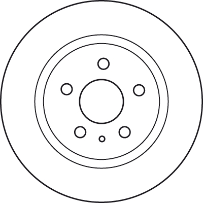 Bremsscheibe - DF6112 TRW