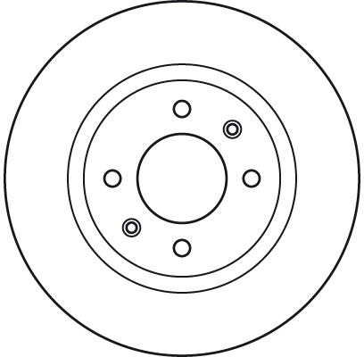 Brake Disc - DF6116 TRW