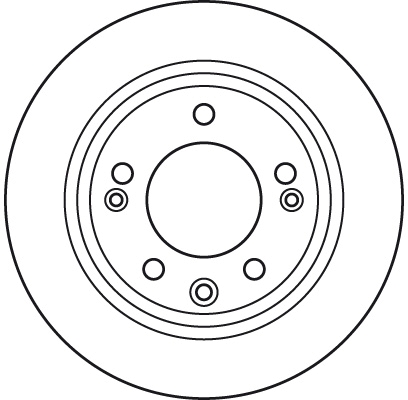 Bremsscheibe - DF6123 TRW