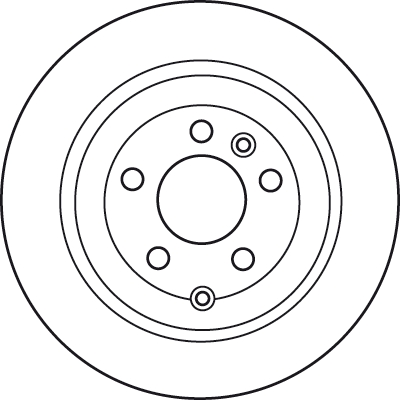 Bremsscheibe - DF6129 TRW