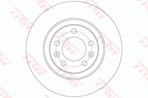 Brake Disc - DF6134 TRW