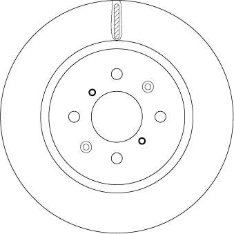 Bremsscheibe - DF6135 TRW