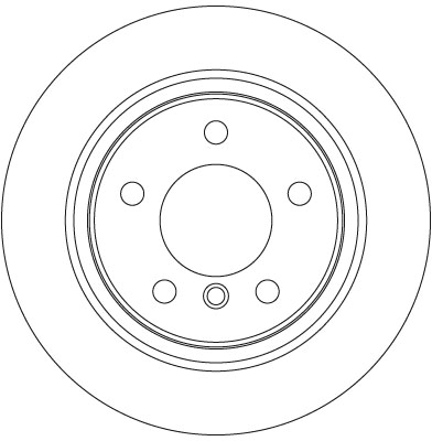 Bremsscheibe - DF6137 TRW