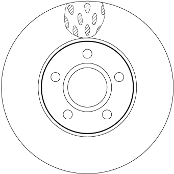 Discofreno - DF6138 TRW