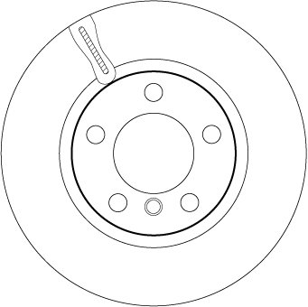Brake Disc - DF6143S TRW