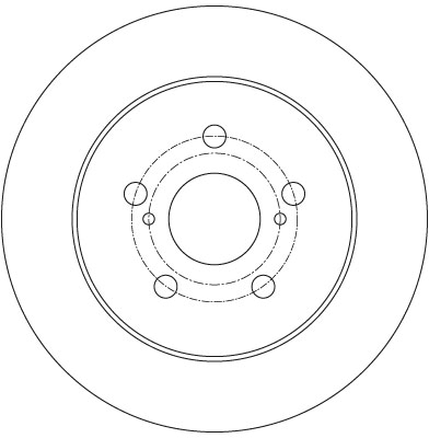 Bremsscheibe - DF6145 TRW