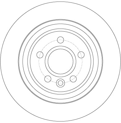 Bremsscheibe - DF6187 TRW