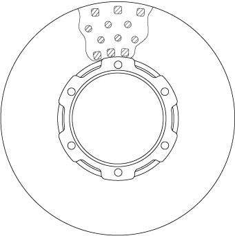 Brake Disc - DF6190BS TRW