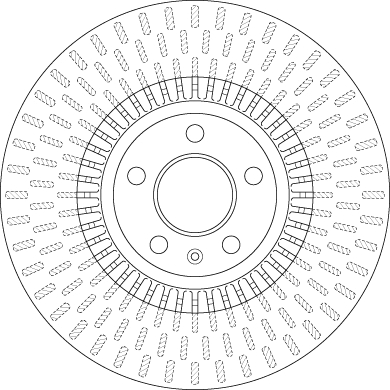 Bremsscheibe - DF6216 TRW