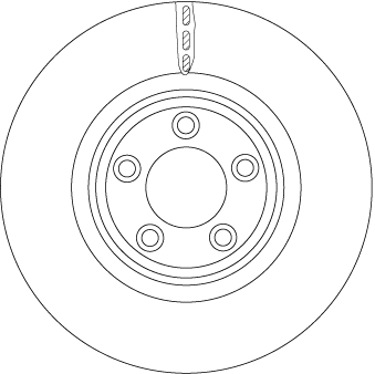 Brake Disc - DF6223S TRW