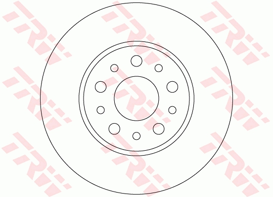 Brake Disc - DF6228 TRW