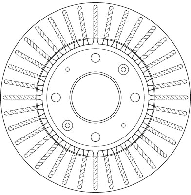Discofreno - DF6229 TRW