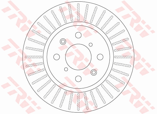 Bremsscheibe - DF6232 TRW