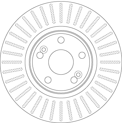 Brake Disc - DF6233S TRW