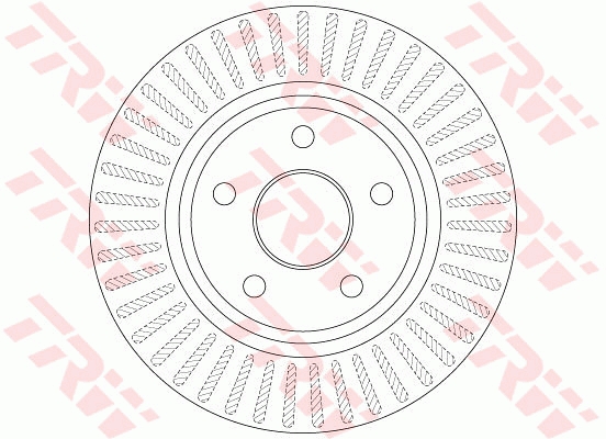 Brake Disc - DF6251 TRW
