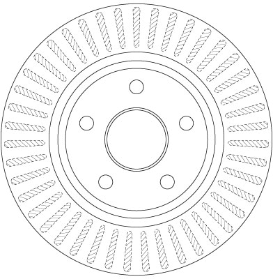 Bremsscheibe - DF6251 TRW