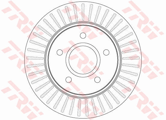 Brake Disc - DF6253S TRW