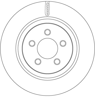 Brake Disc - DF6263 TRW