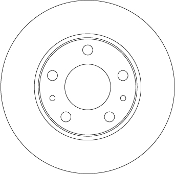 Brake Disc - DF6287 TRW