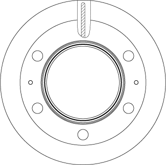 Brake Disc - DF6297S TRW