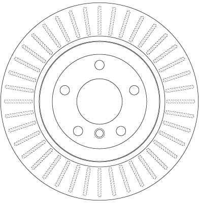 Bremsscheibe - DF6299 TRW