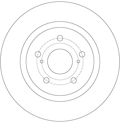 Bremsscheibe - DF6324 TRW