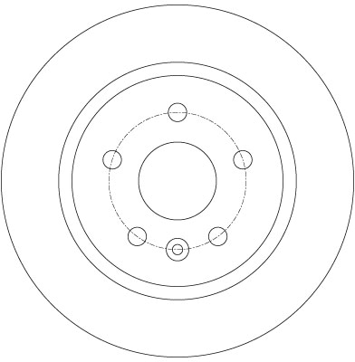 Bremsscheibe - DF6340 TRW