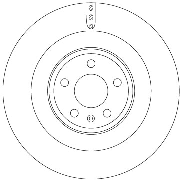 Brake Disc - DF6343S TRW