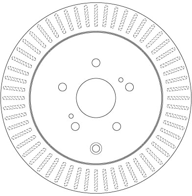 Bremsscheibe - DF6351 TRW