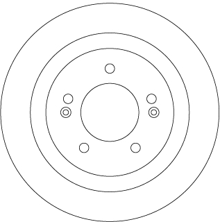 Brake Disc - DF6367 TRW