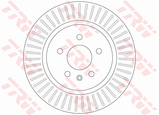 Brake Disc - DF6371 TRW
