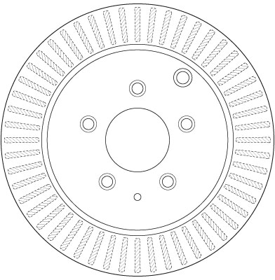 Bremsscheibe - DF6385 TRW