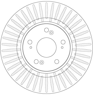 Bremsscheibe - DF6432S TRW