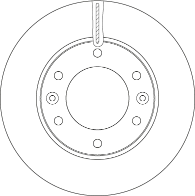 Bremsscheibe - DF6446 TRW