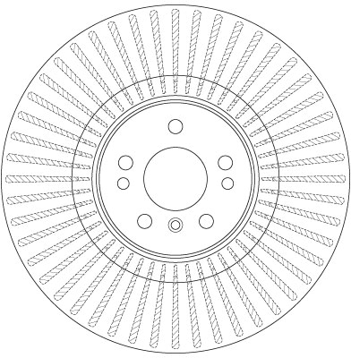 Brake Disc - DF6456S TRW