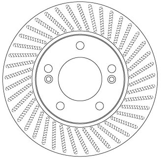 Bremsscheibe - DF6463 TRW