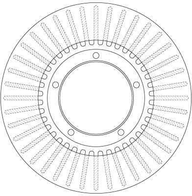 Bremsscheibe - DF6486 TRW