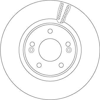 Brake Disc - DF6497S TRW