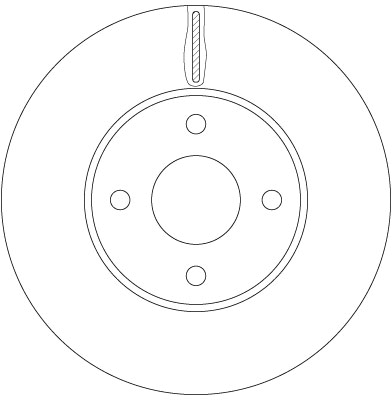 Bremsscheibe - DF6520 TRW