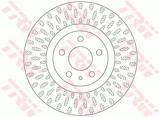 Brake Disc - DF6522 TRW
