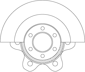 Bremsscheibe - DF6532S TRW
