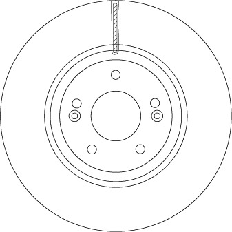 Brake Disc - DF6545S TRW