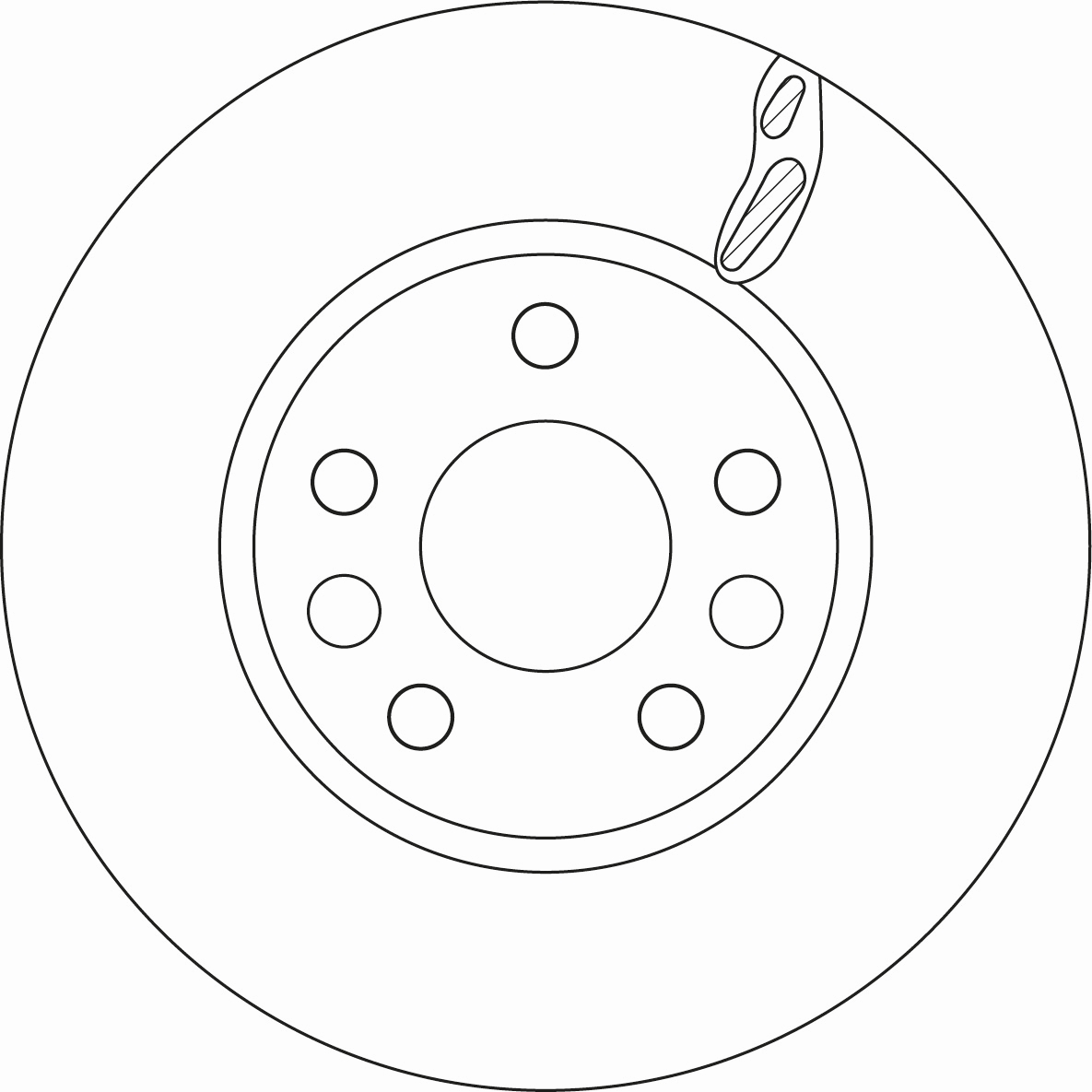 Brake Disc - DF6546 TRW